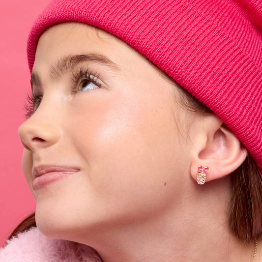 Crystal Ballet Shoe | Cutie Stud Earrings for Girls