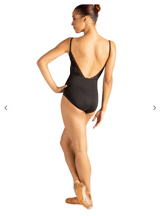 Adult Elise Camisole Wide Lace Leotard