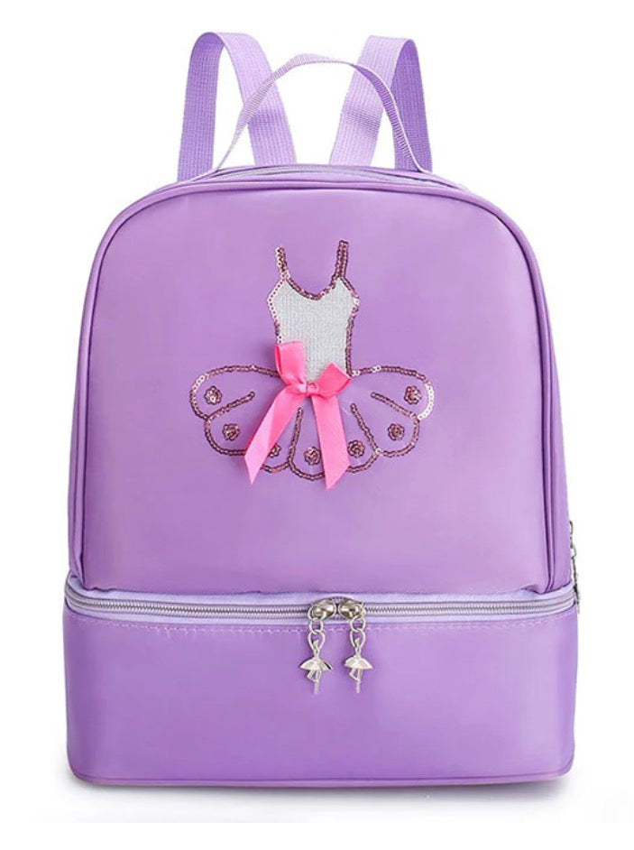 Sparkly tutu backpack