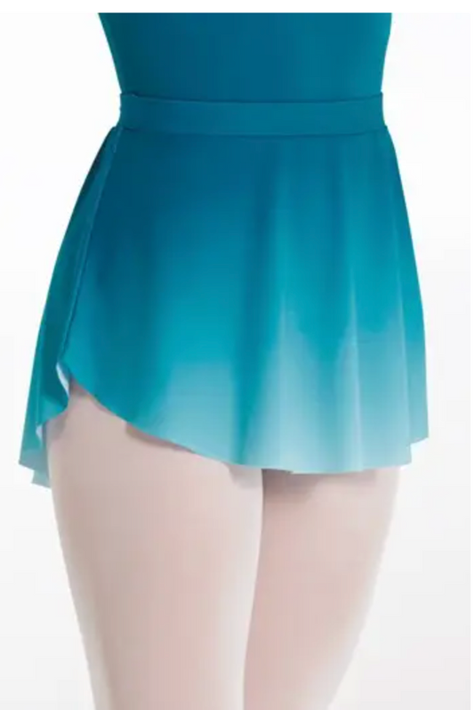 ombre dance skirt