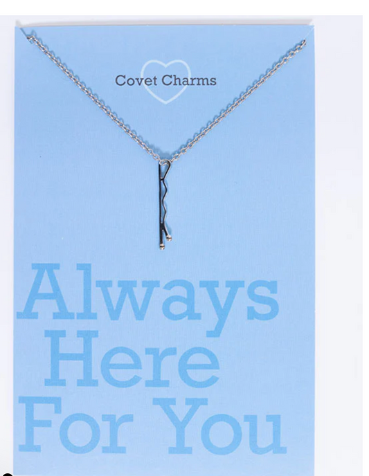 Always Here For You Bobby Pin Necklace