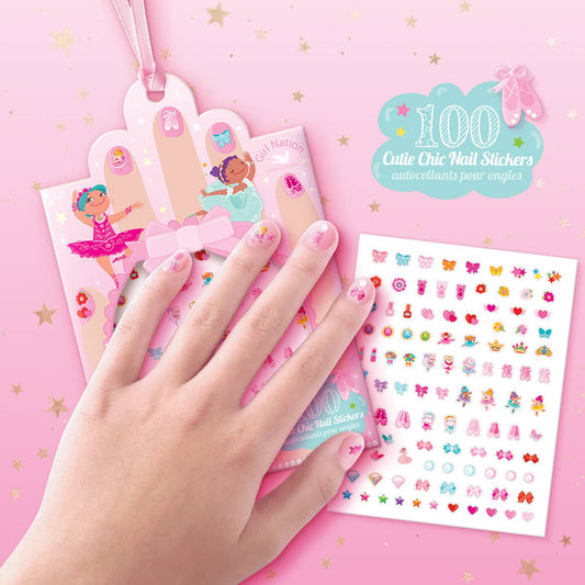 Cutie Chic Nail Stickers | 100+ Pretty Ballerinas Stickers