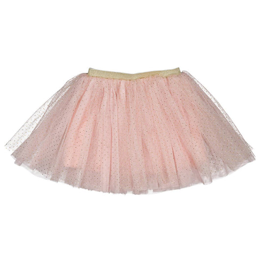 Tutu skirt - Pink with gold polka dots