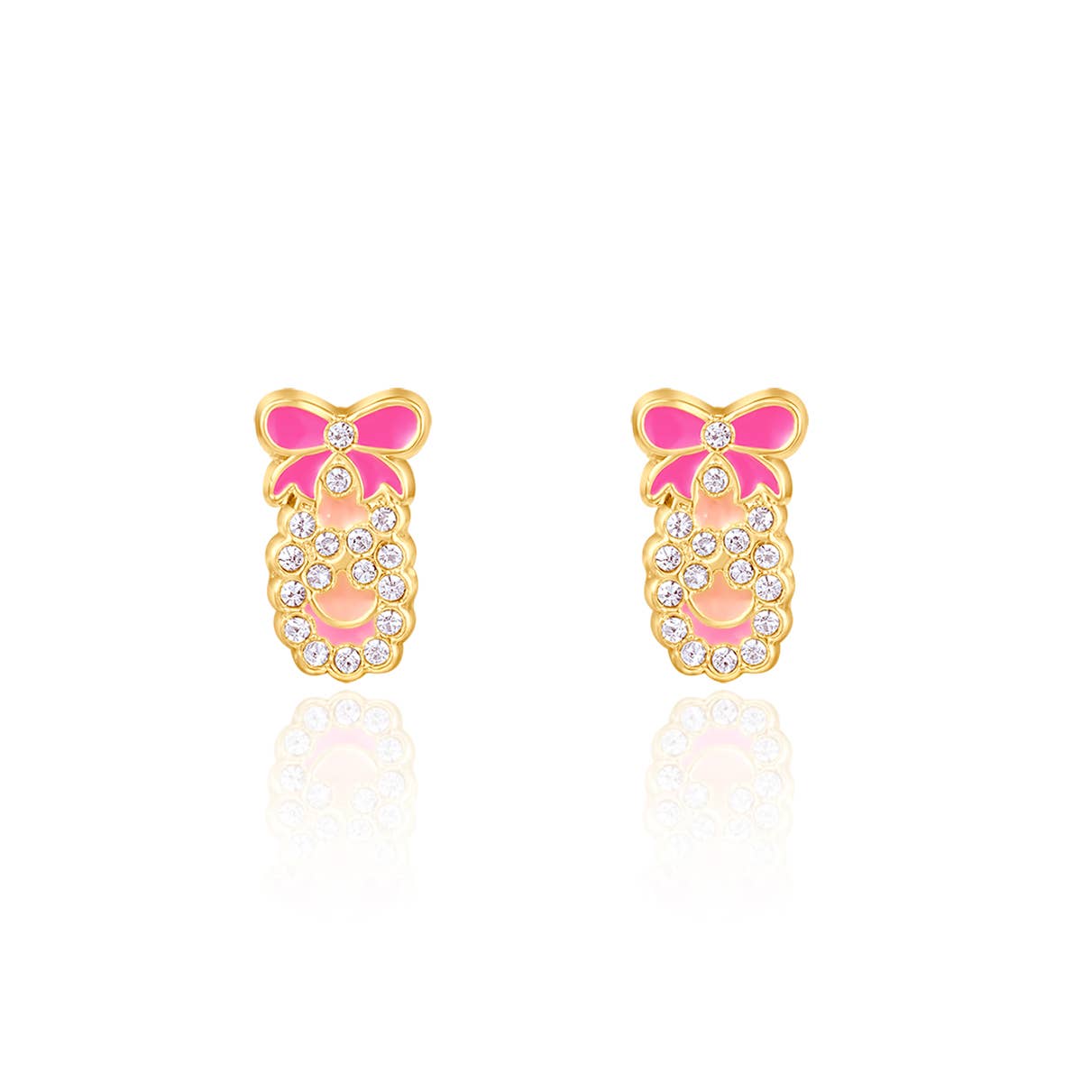 Crystal Ballet Shoe | Cutie Stud Earrings for Girls
