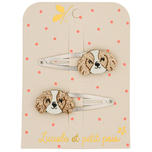 Teddy Hair Clips (pair)