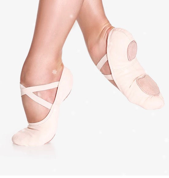 Bliss stretch canvas ballet slipper