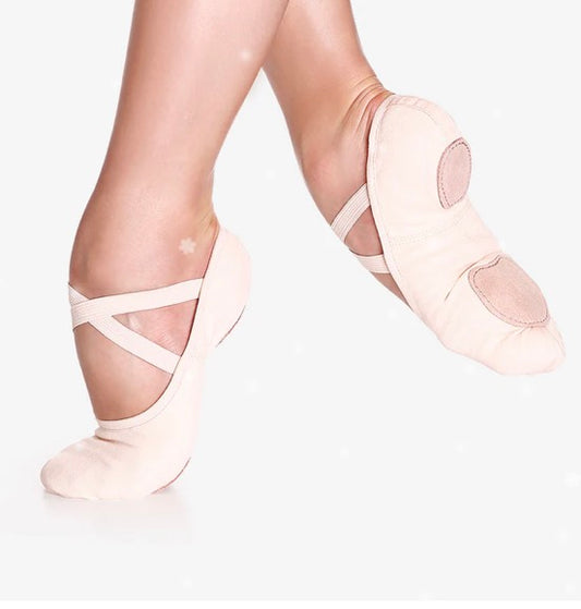 Bliss stretch canvas ballet slipper