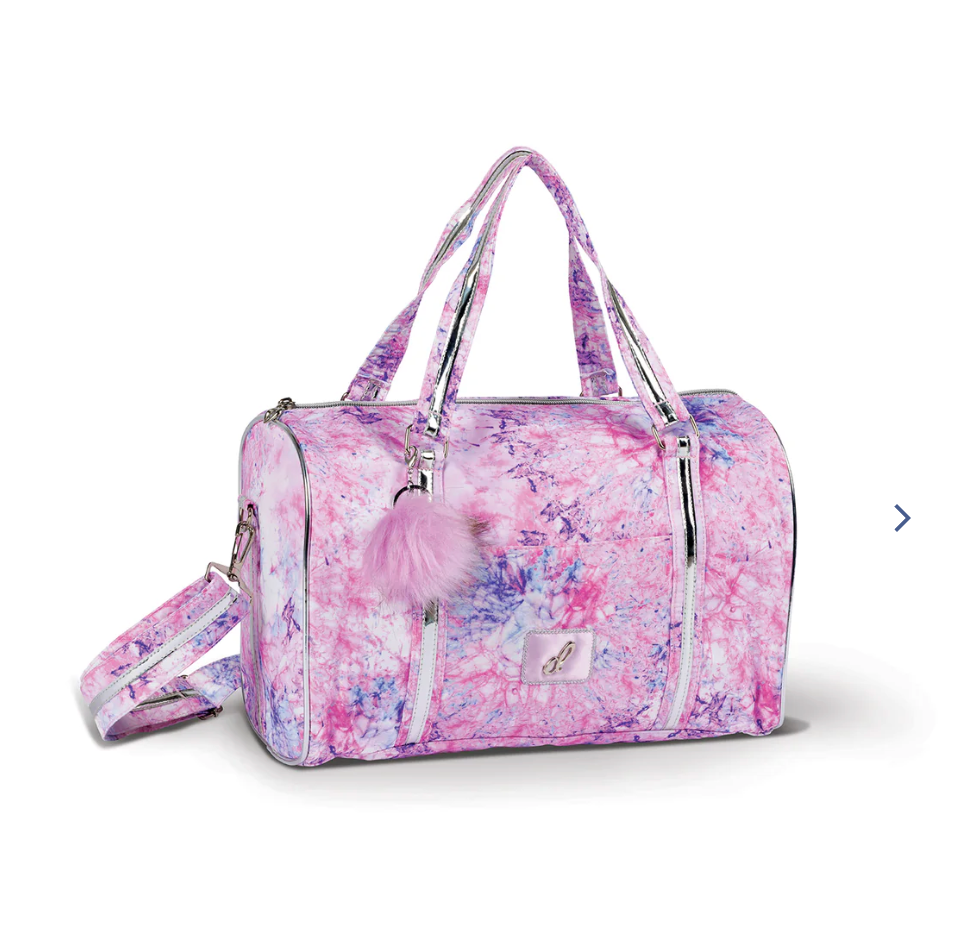 Psychedelic Swirl Print Duffle Bag