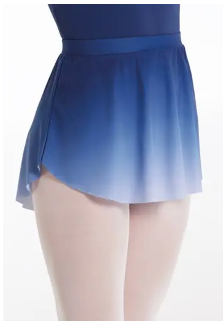 ombre dance skirt