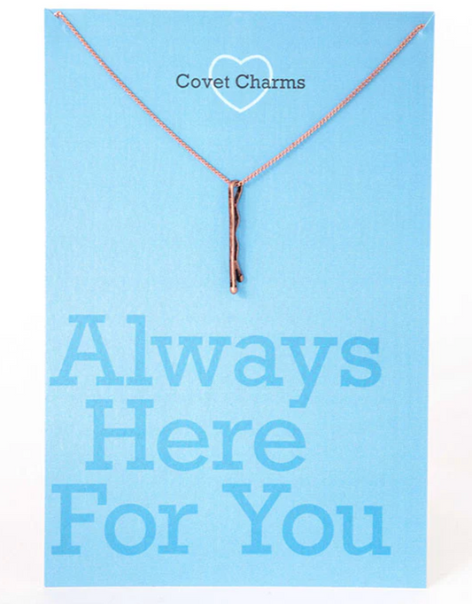 Always Here For You Bobby Pin Necklace