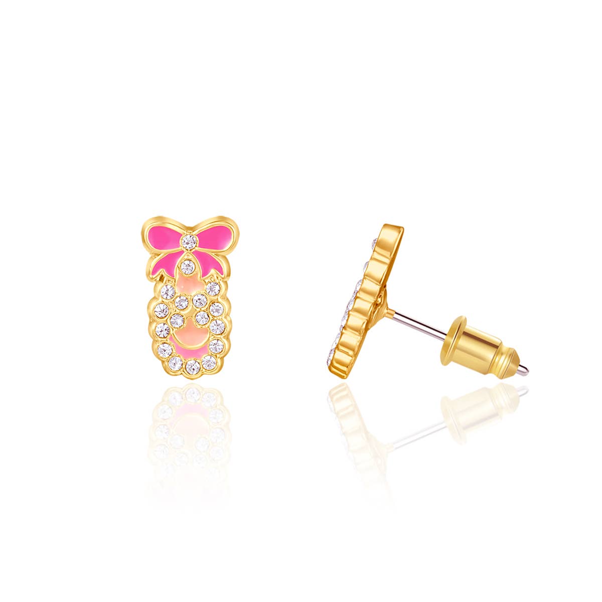 Crystal Ballet Shoe | Cutie Stud Earrings for Girls