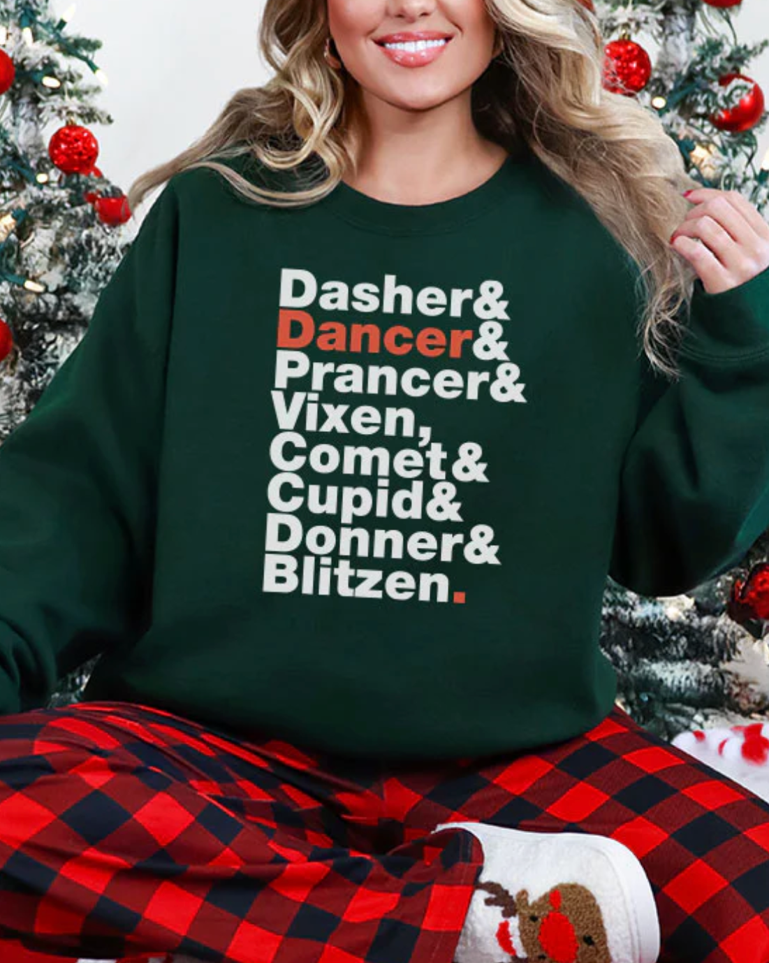 Reindeer Names Crewneck
