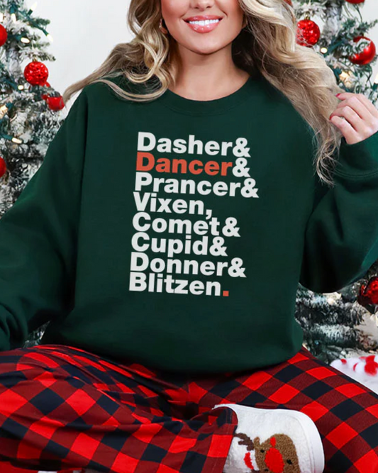 Reindeer Names Crewneck